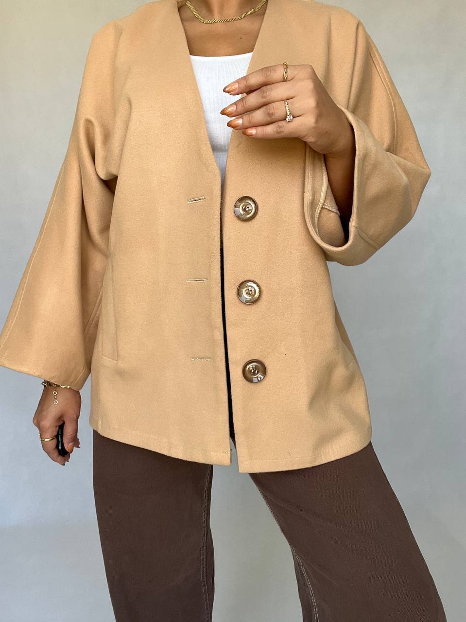 پالتو فوتر کاراملی